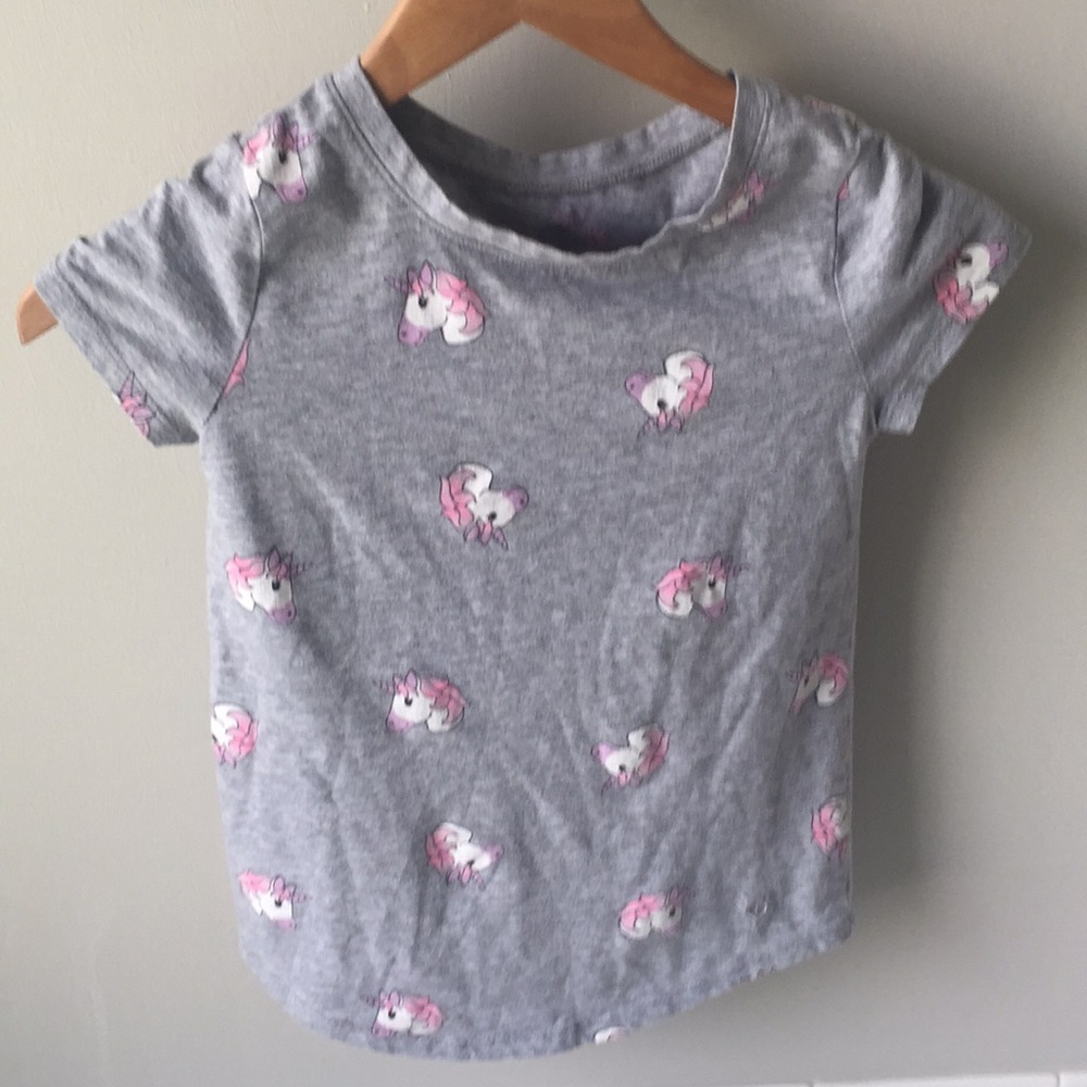 Justice Unicorn Tee Shirt Sz M